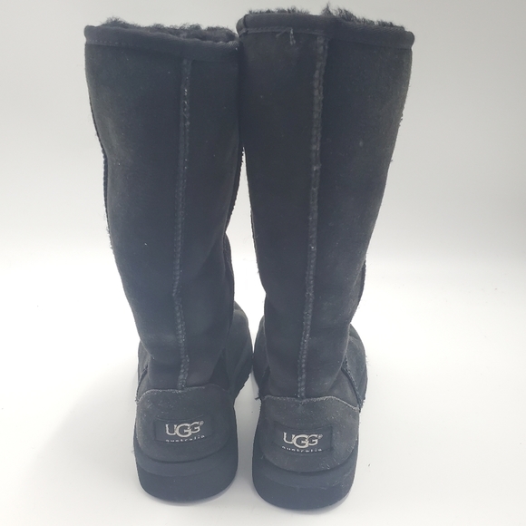 Ugg Classic Tall Boots Black Suede - Picture 5 of 8